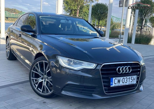 Audi A6 cena 77600 przebieg: 215000, rok produkcji 2014 z Sejny małe 529